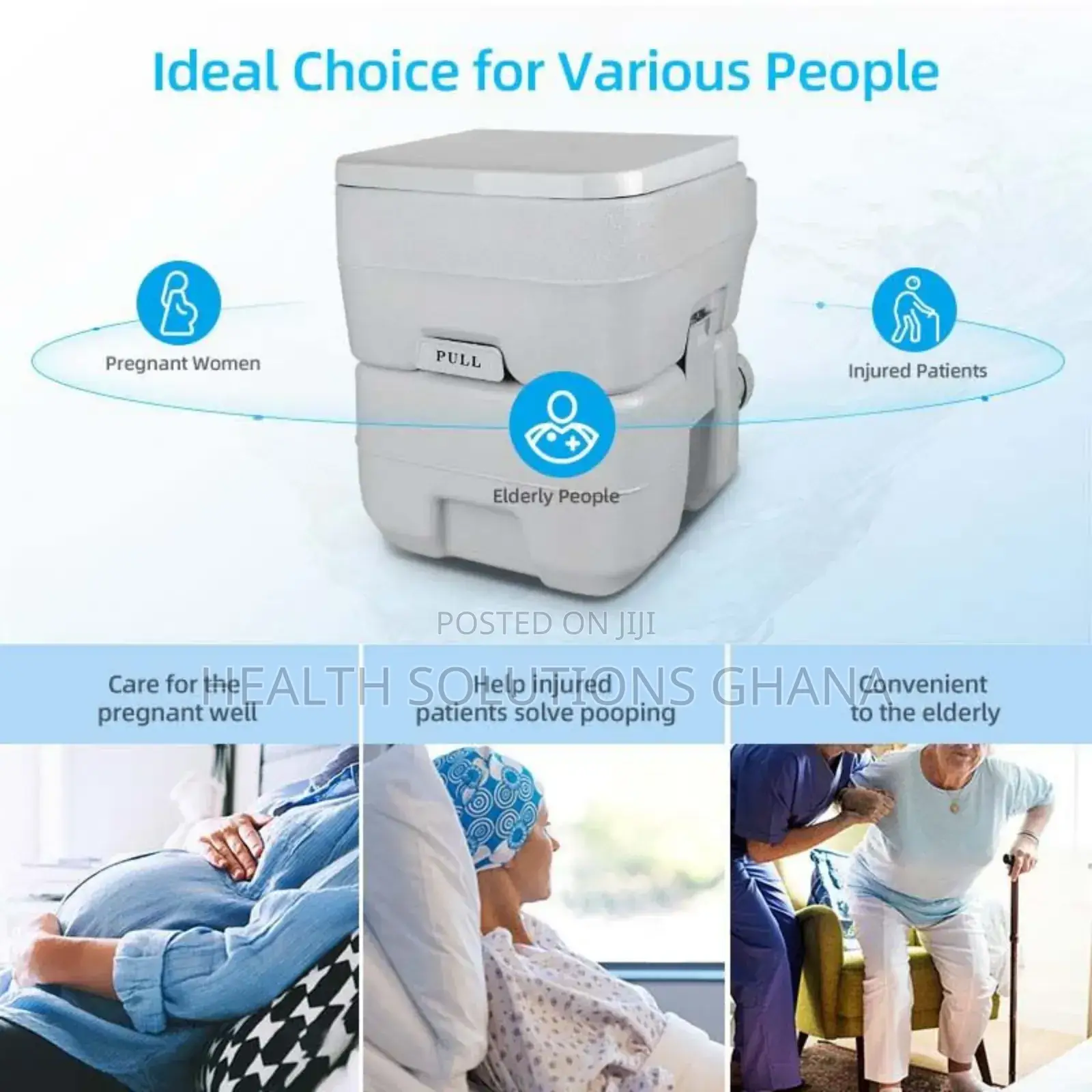 Quality Portable Toilet for Homes - 21l