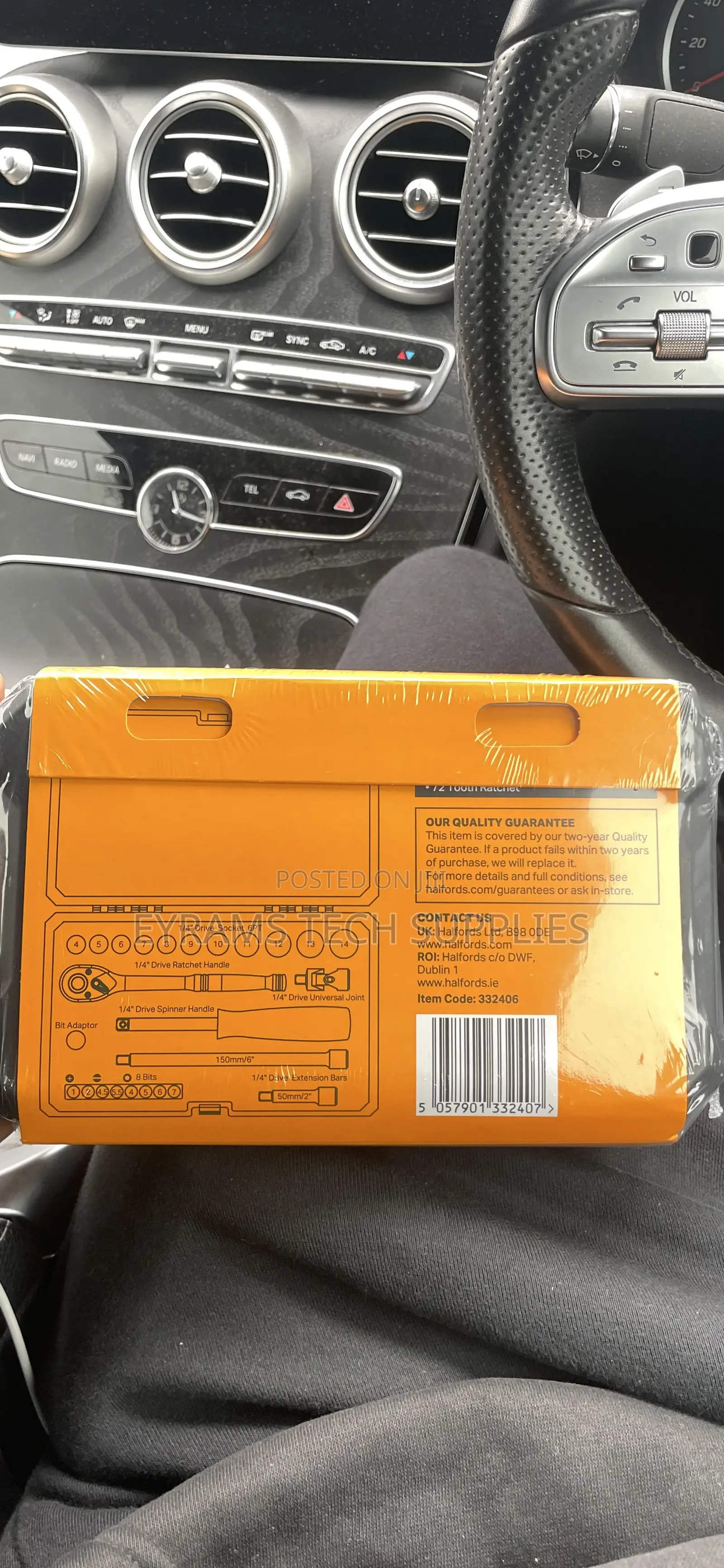 1/4” Drive Metric Socket Set