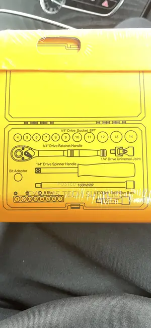 1/4” Drive Metric Socket Set