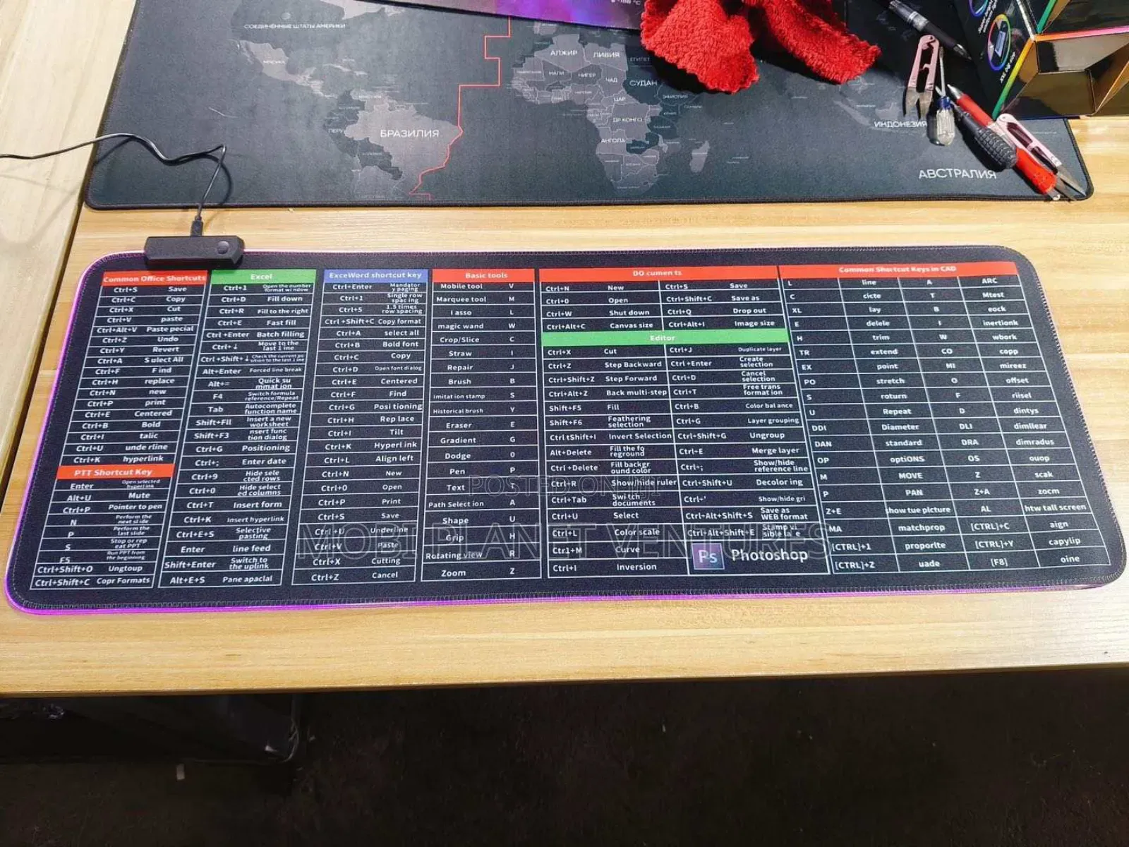Xxl Mousepads With Rgb Lights
