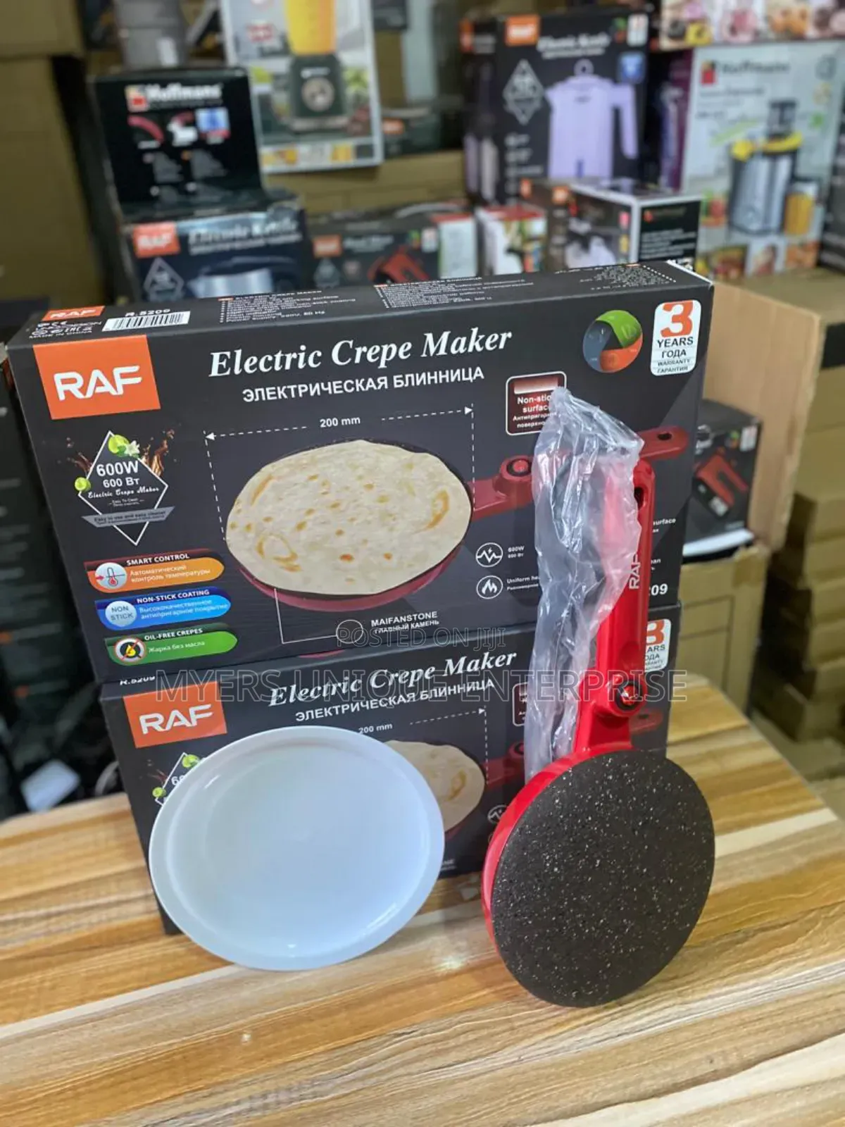 Multifunctional Raf Crepe Maker 600w.