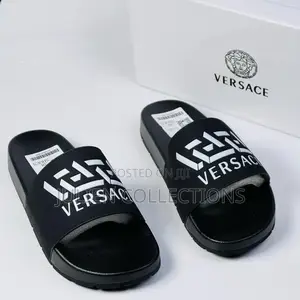 Versace Slide Black and White