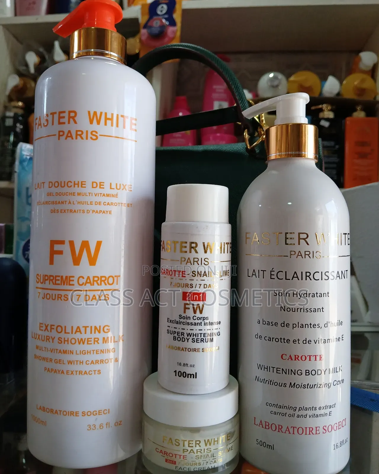Faster White Carrot Set