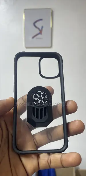 iPhone 12 Mini Black Clear Ring Case