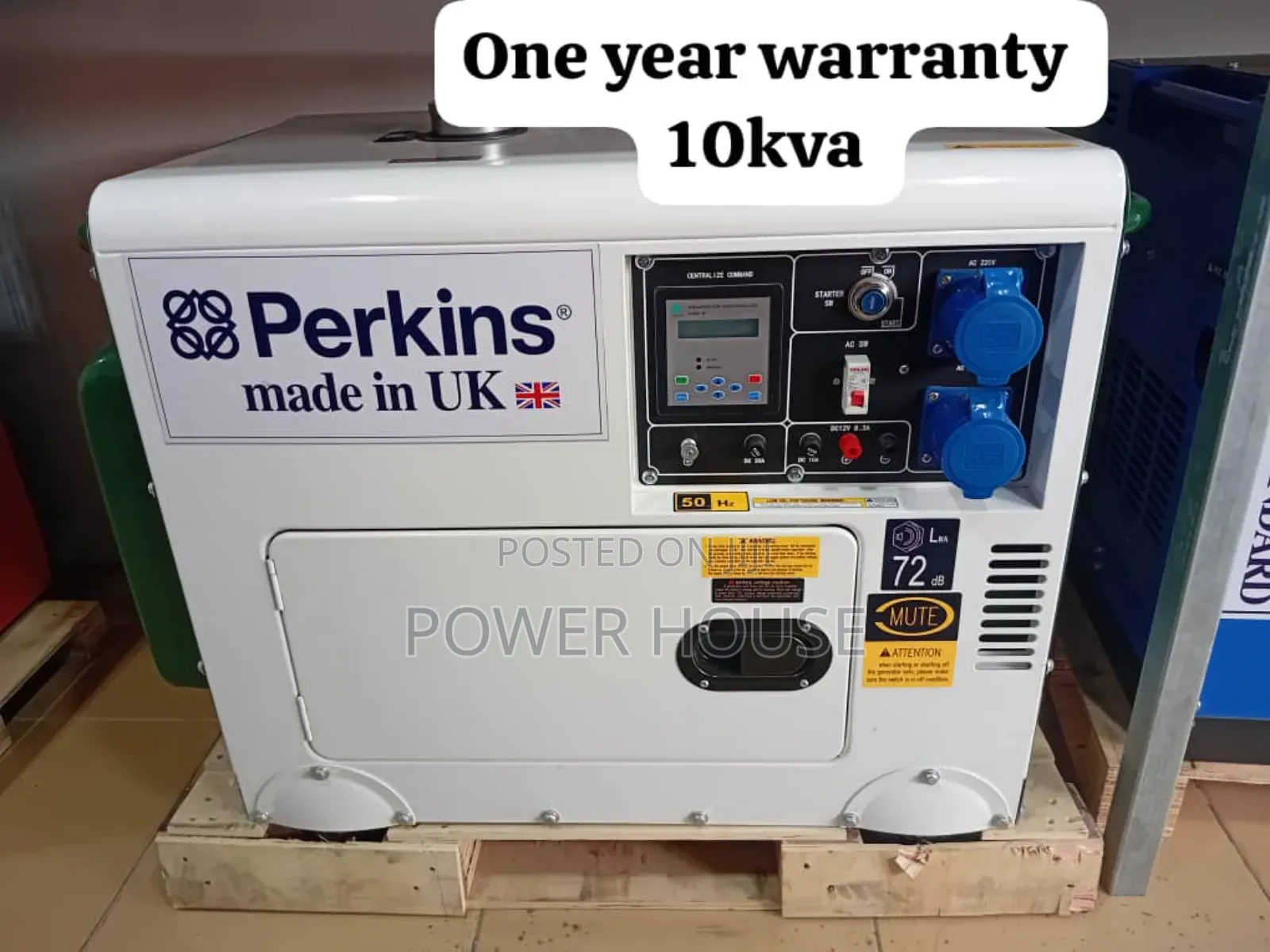 Automatical Perkins 10kva 13000watts Diesel Genset Keystart