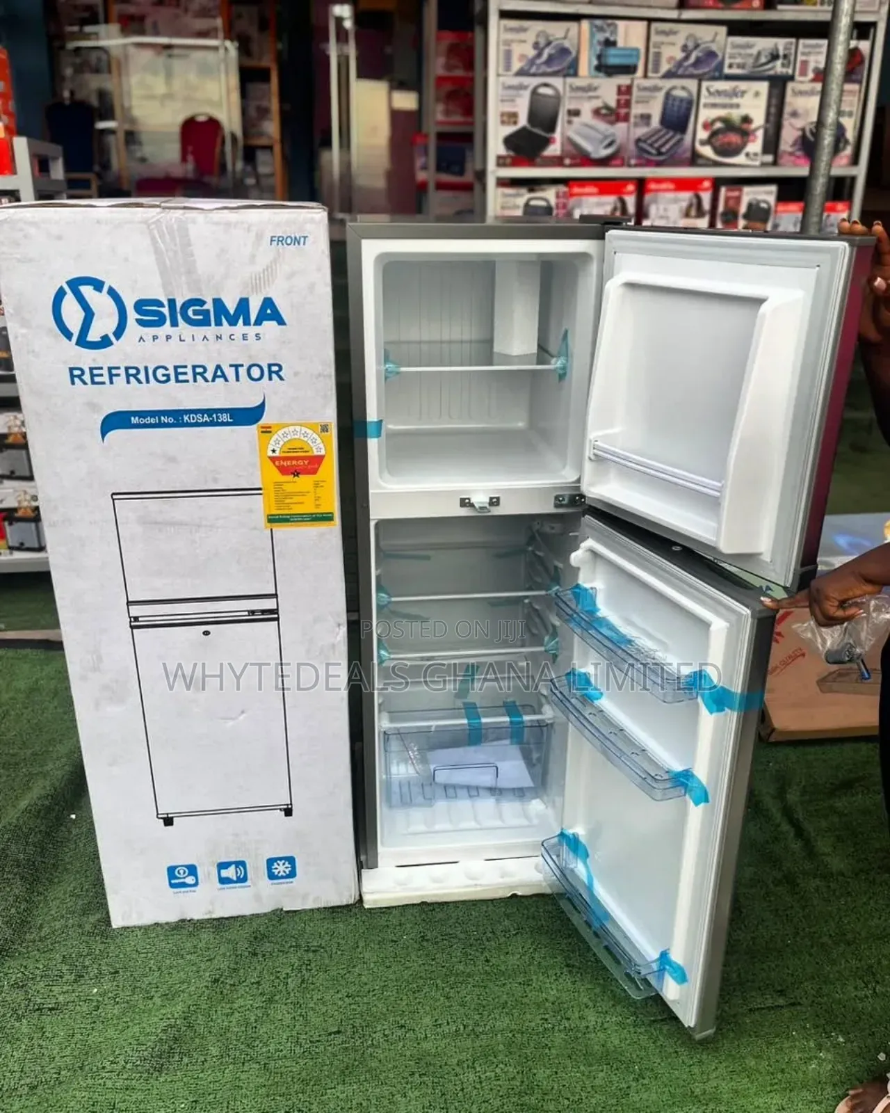 Sigma 138ltr Frost Free Refrigerator|Durable|2-Yrs Warranty