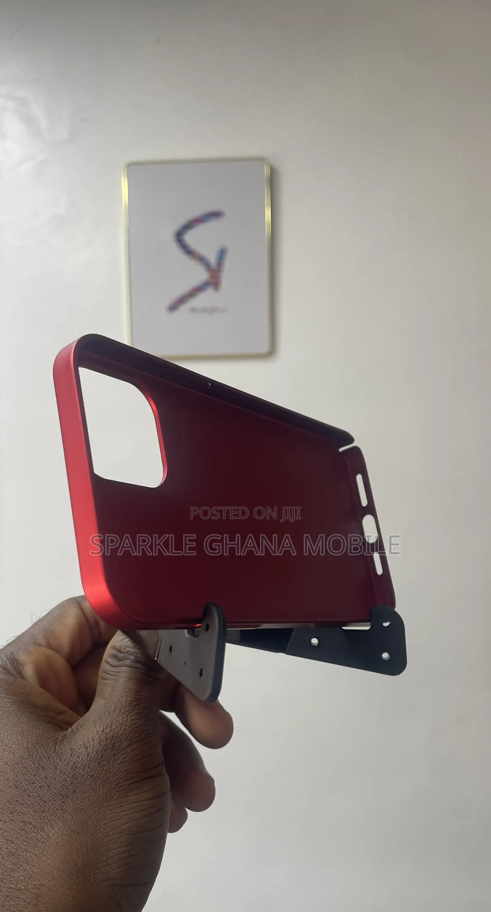 iPhone 12 Pro Max With Portable Phone Holder