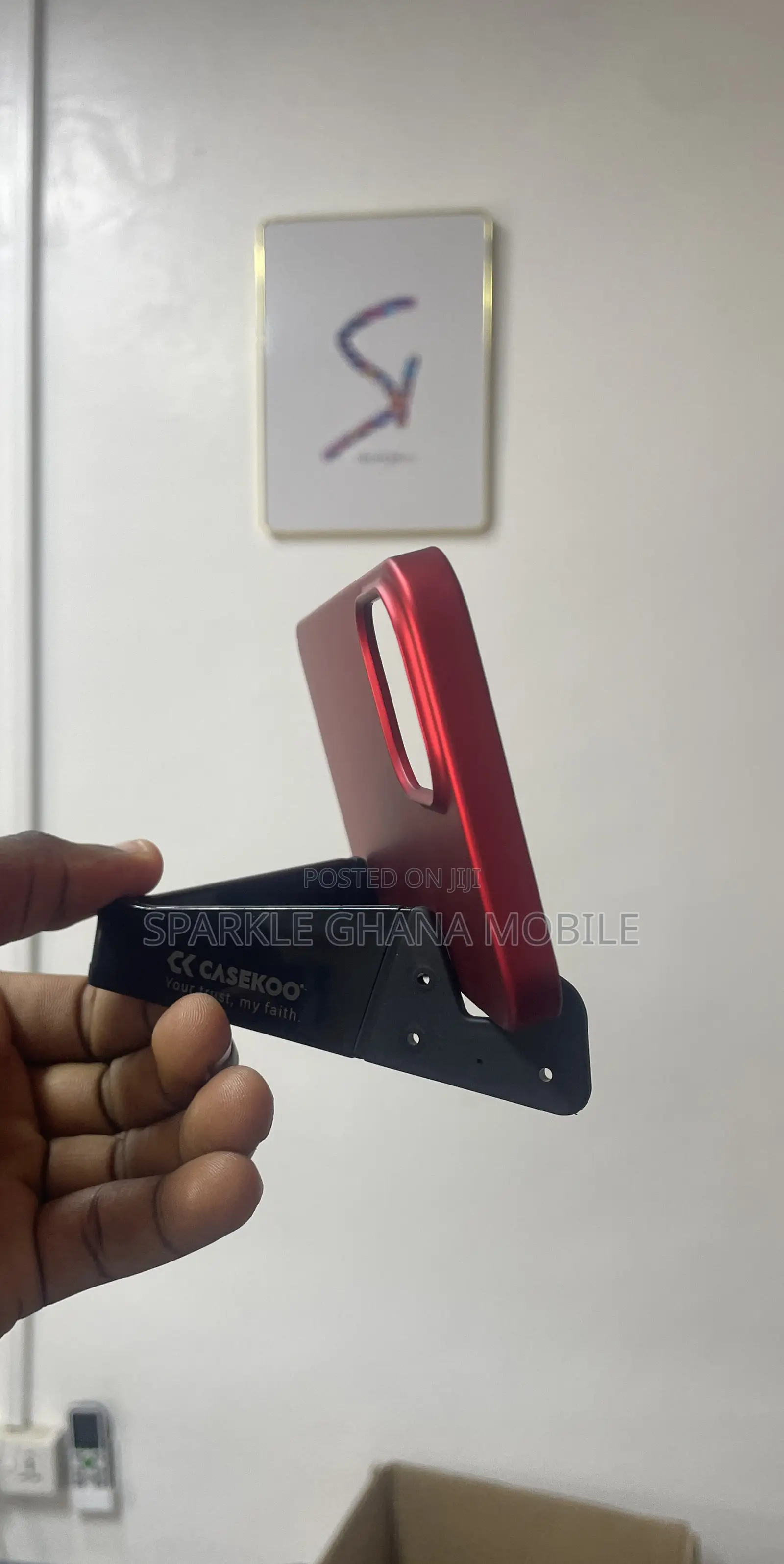 iPhone 12 Pro Max With Portable Phone Holder