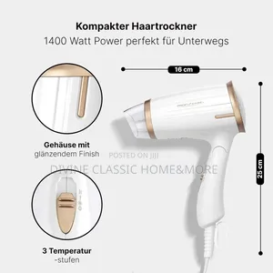 Proficare Foldable Hair Dryer (1400watt)