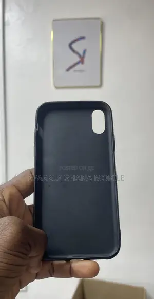 iPhone X Plain Black Case