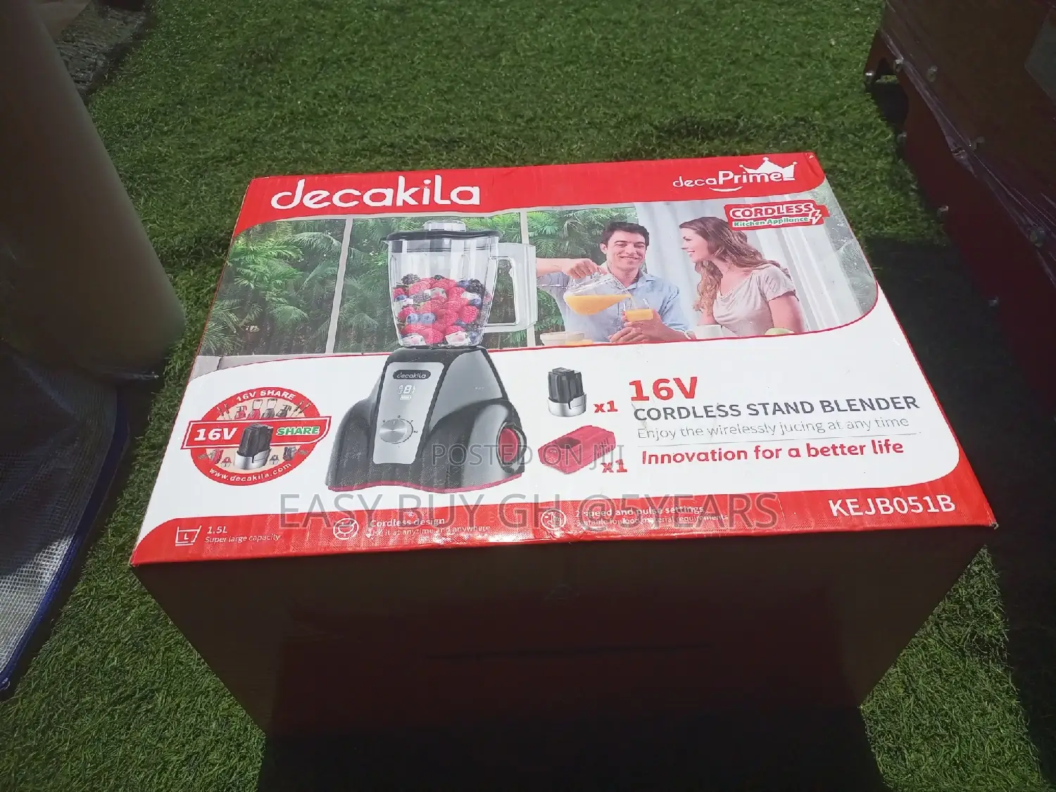 Decakila 16v Extraordinary Cordless Stand Blender