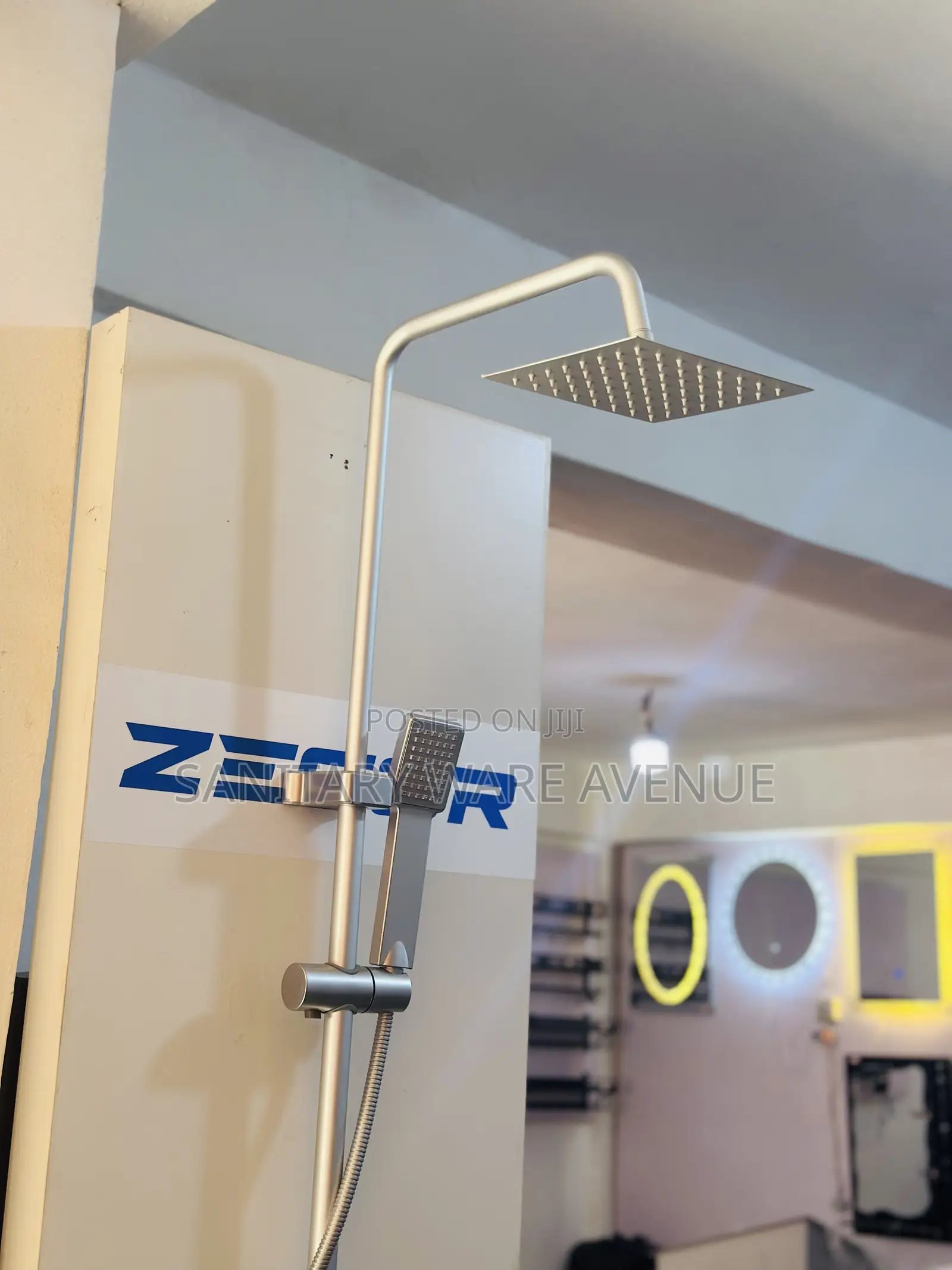 3in1 Shower Pole_ Aluminium Bathroom Shower Mixer