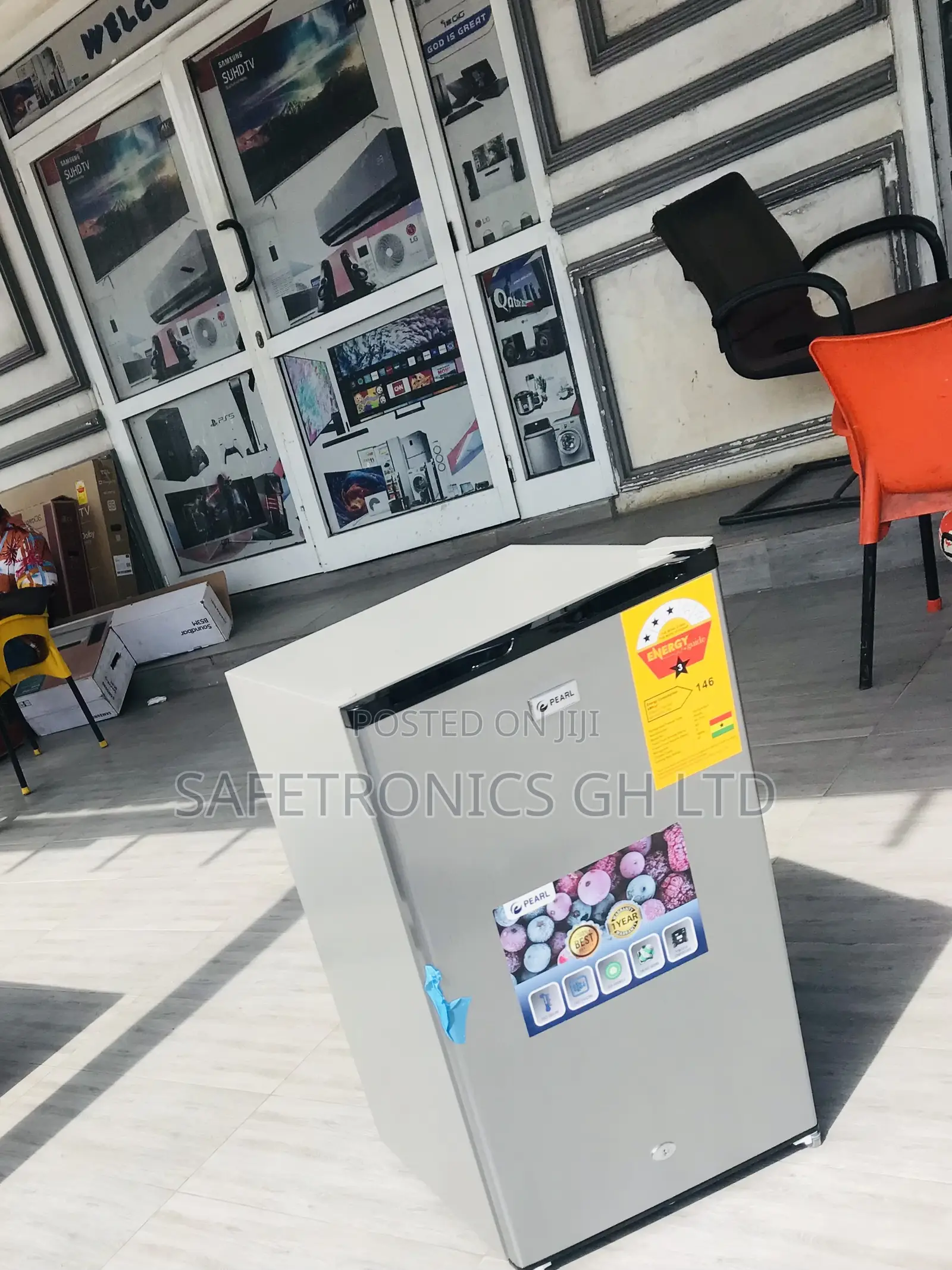 Nice Pearl Singledoor Iceguard 80l Grey Top Freezer Fridge