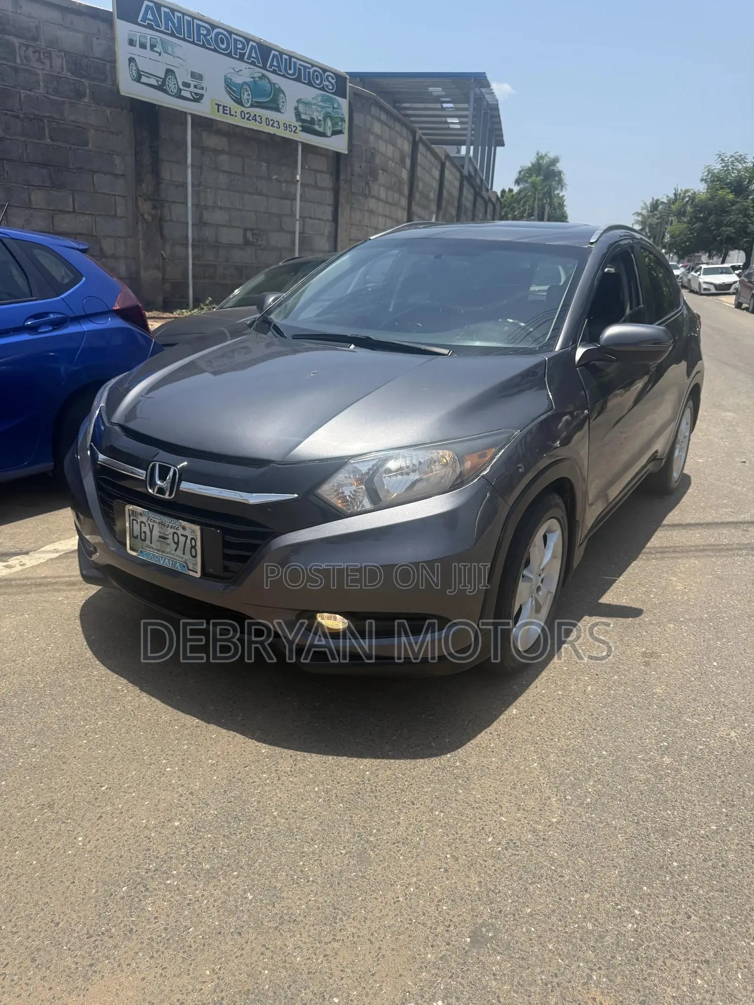 Honda HR-V EX-L w/Navigation FWD 2017 Gray