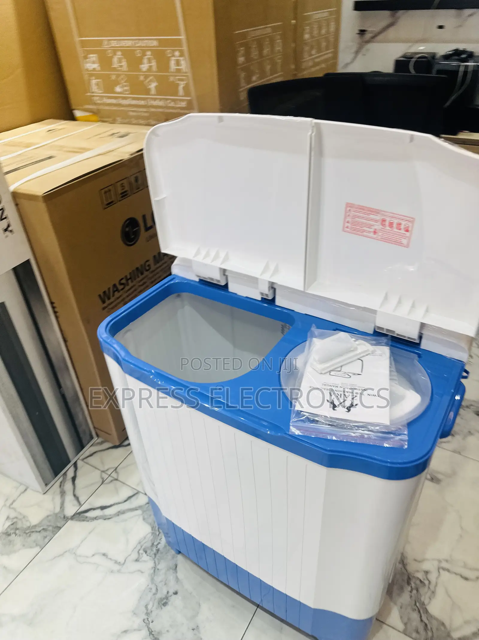 Authentic New Sleek White Wm Topload 7kg Twintub Zara