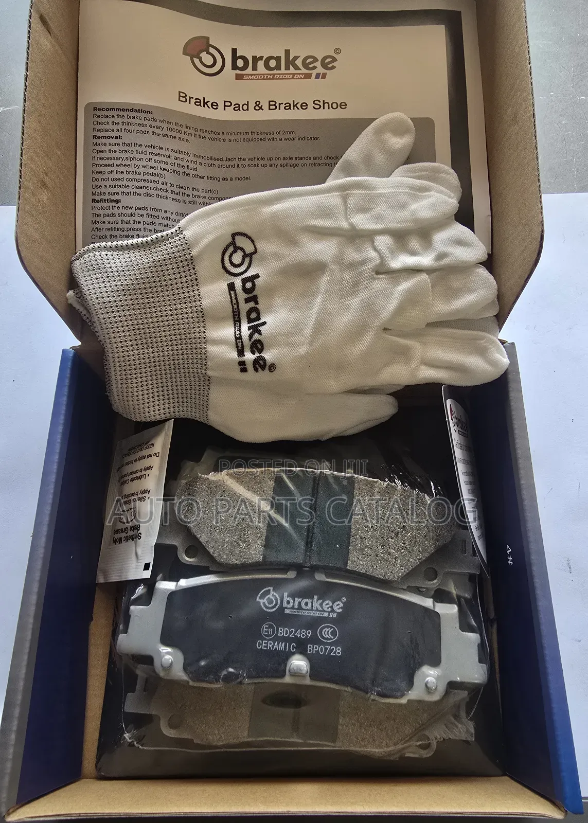 6month Warranty Brake Pads Landcruiser 300/Lx600 Back