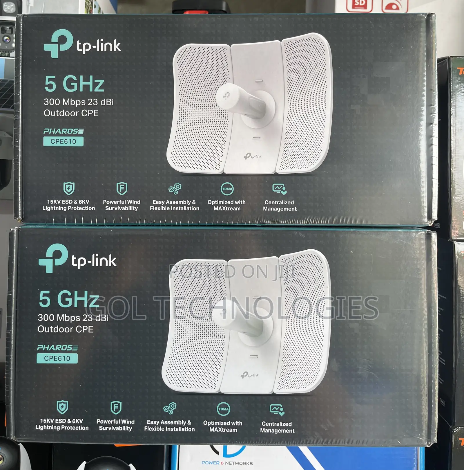 Tp-Link Acess Point Cpe610 5ghz Outdoor Cpe 23dbi Ver:2.0