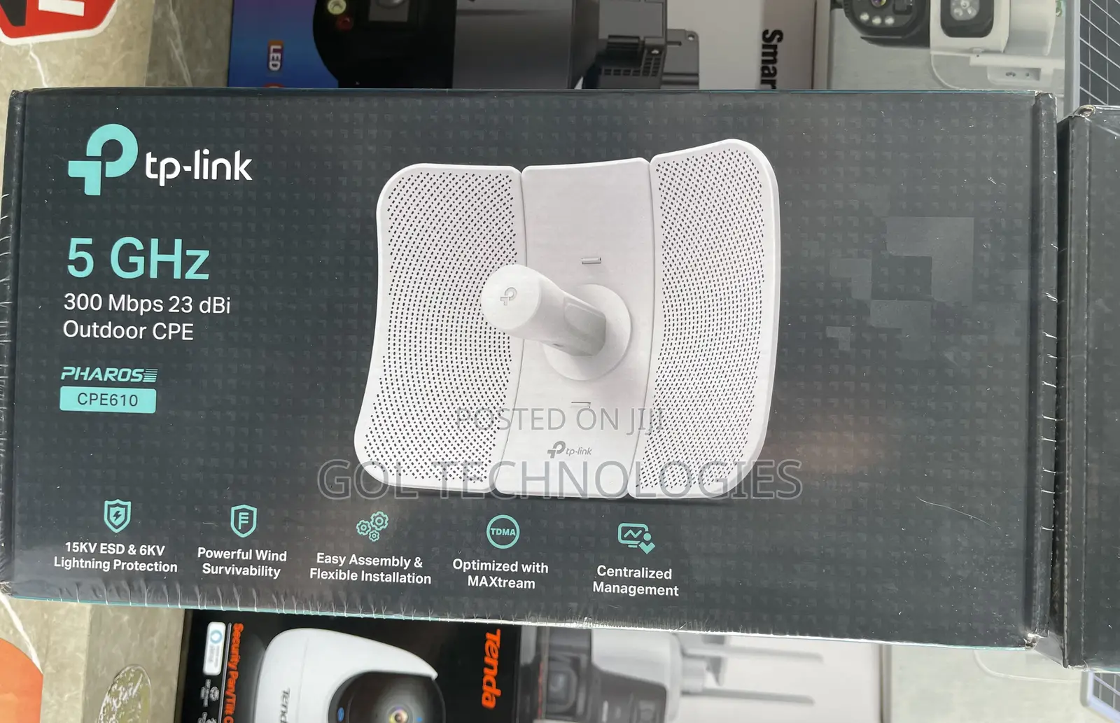 Tp-Link Acess Point Cpe610 5ghz Outdoor Cpe 23dbi Ver:2.0