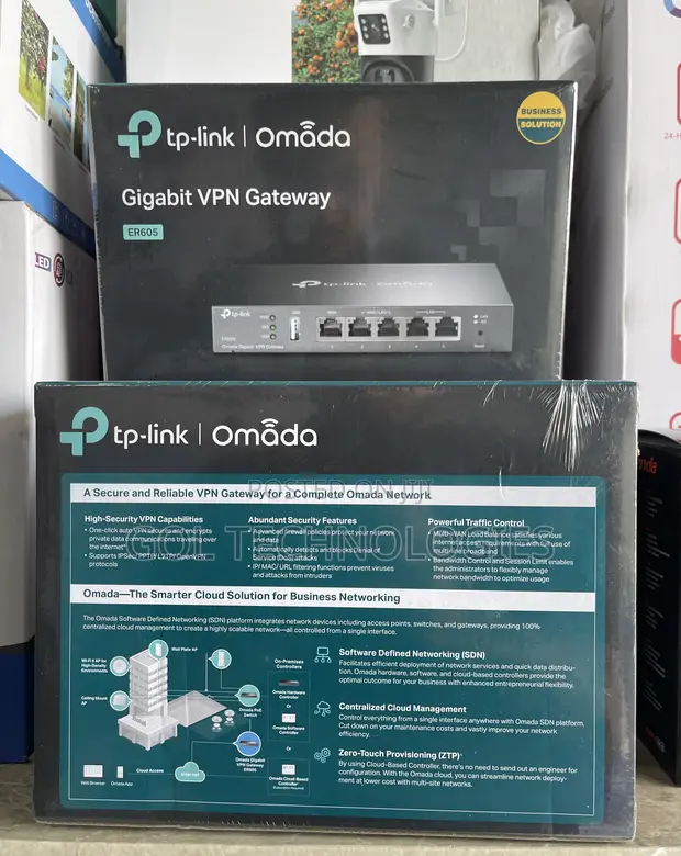 Tp-Link Omada Gigabit VPN Router Er605 Load Balance - GOL