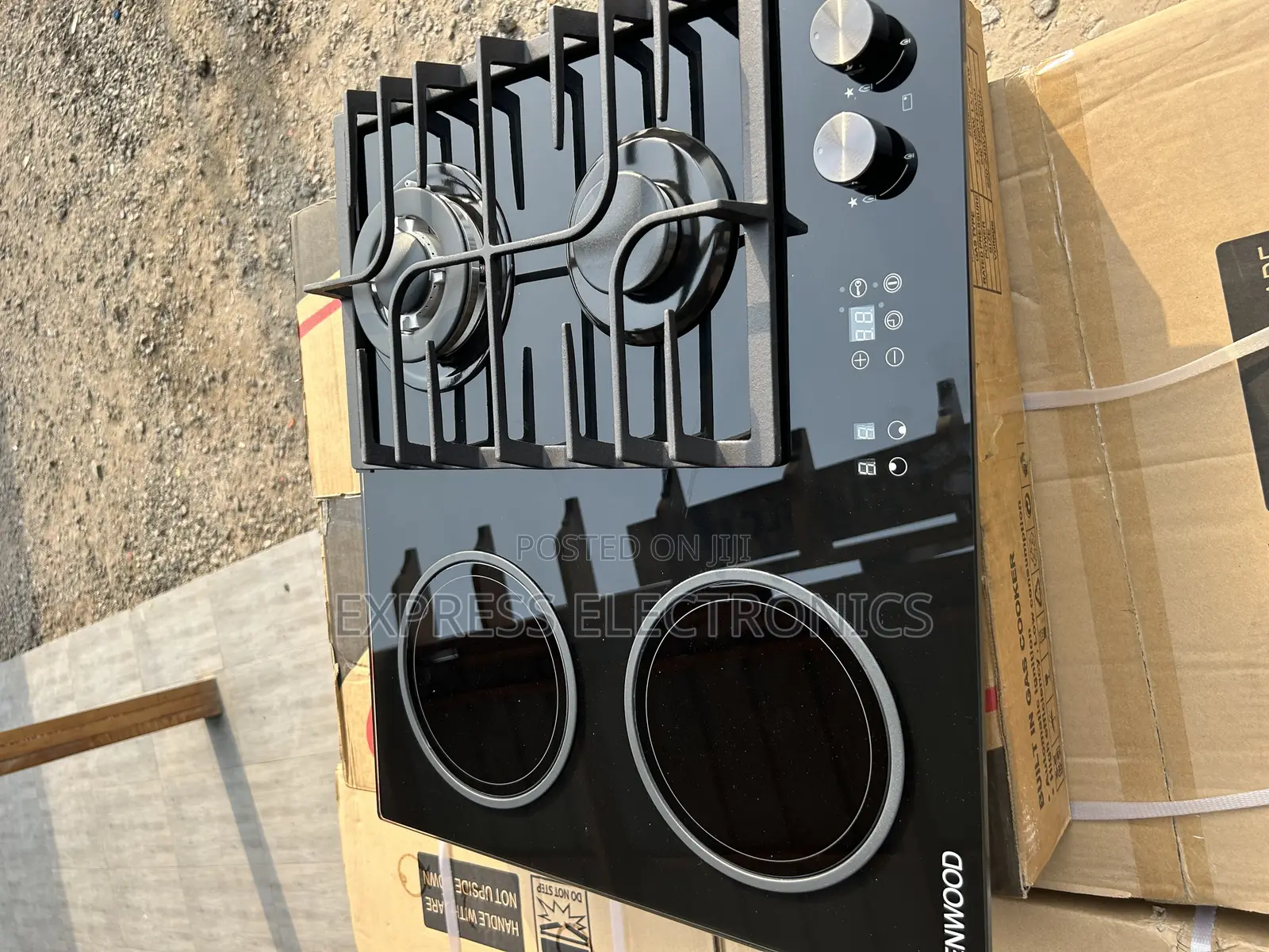 Very Affordable Price Black 2+2 Stove Gas Electric Kenwood