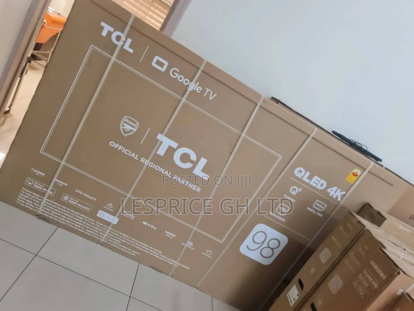 TCL 98" Qled Display for Stunning Visuals