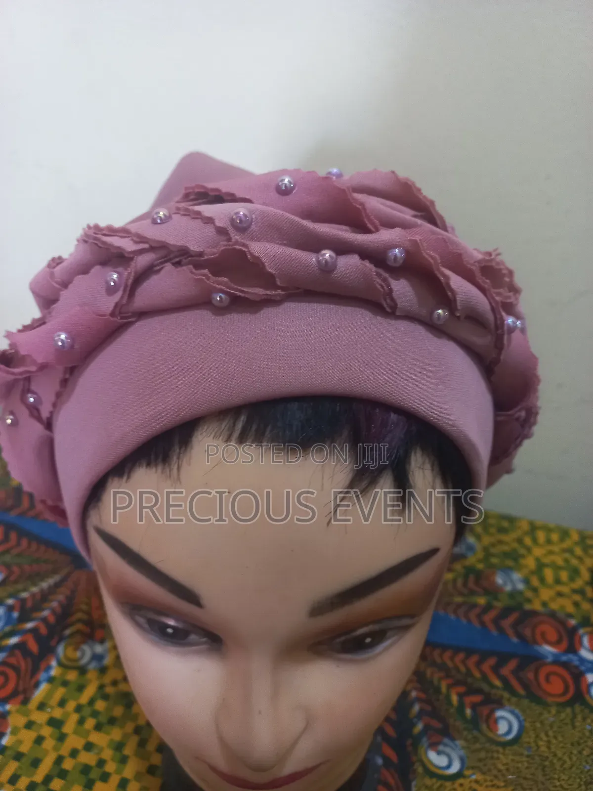 Treading Barret Turban With Beads