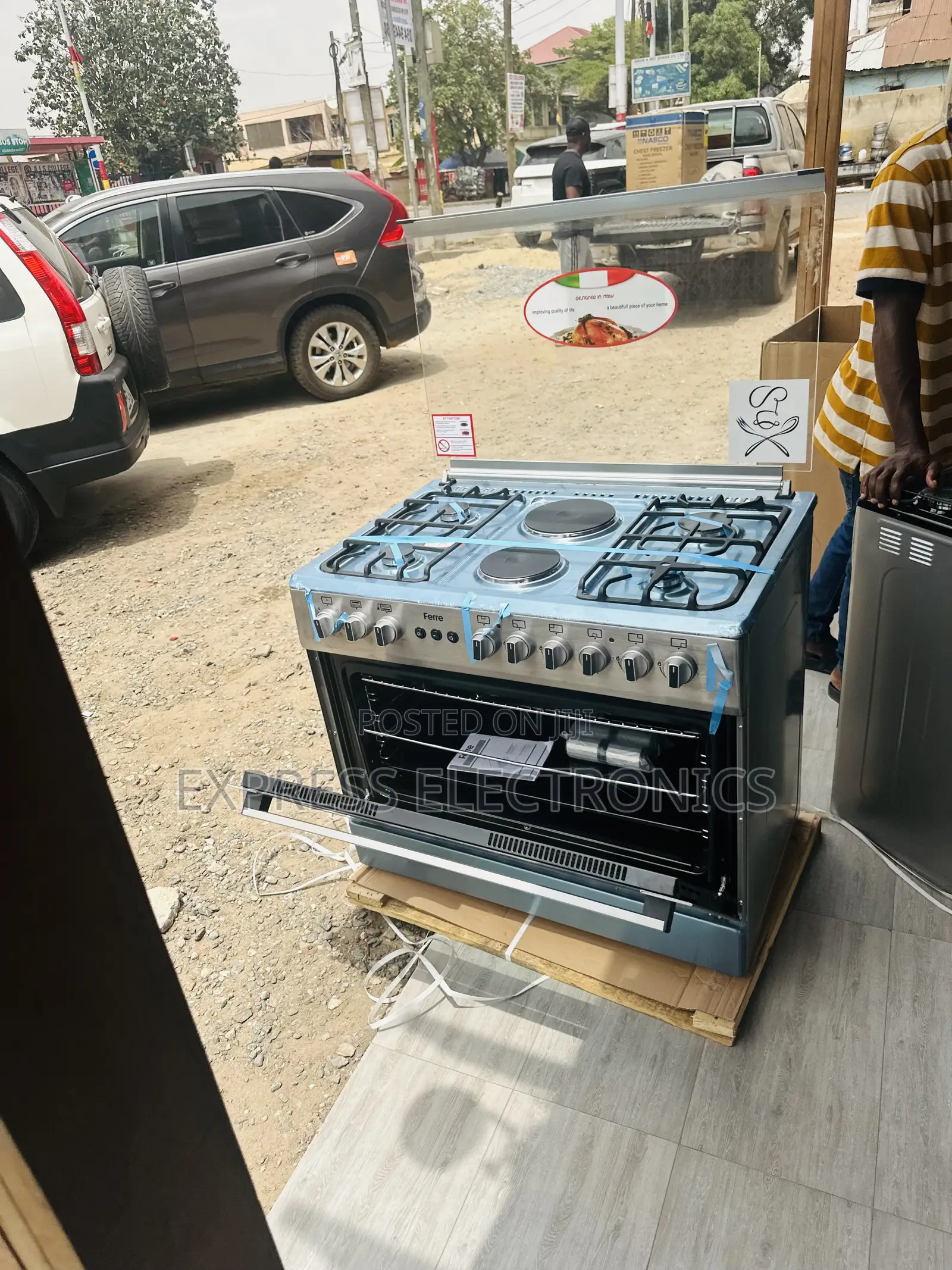 Gas Electric Cooker Ferre Store 60/90 4–2