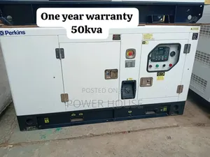 Made in Uk Perkins 50kva 40000watts Diesel Genset Silent Uk