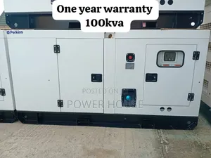 Made in Uk Perkins 100kva 100000watts Petrol Genset Silent