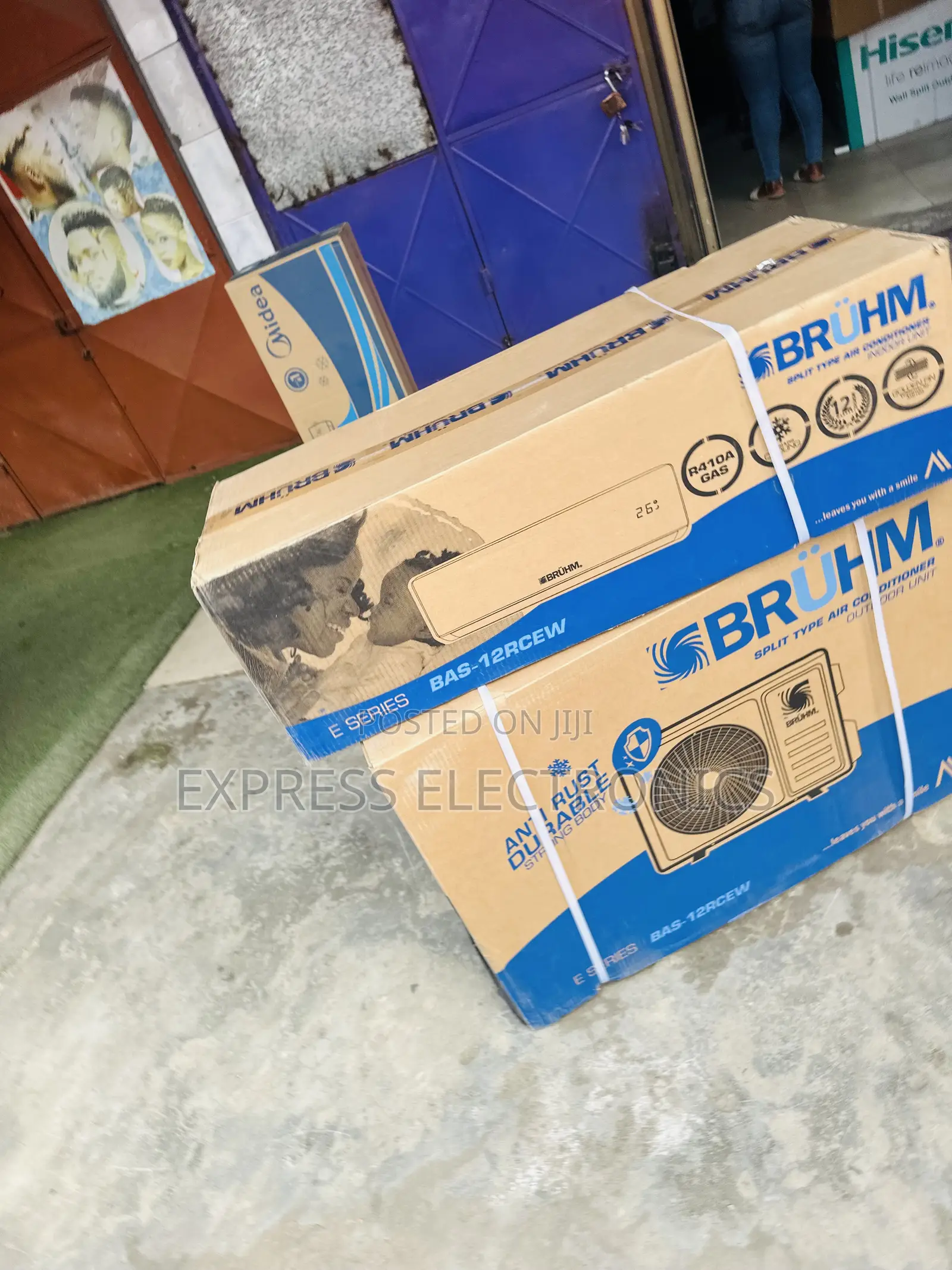 Anti Cold Air Split Inverter Bruhm 2.5hp Air Conditioner