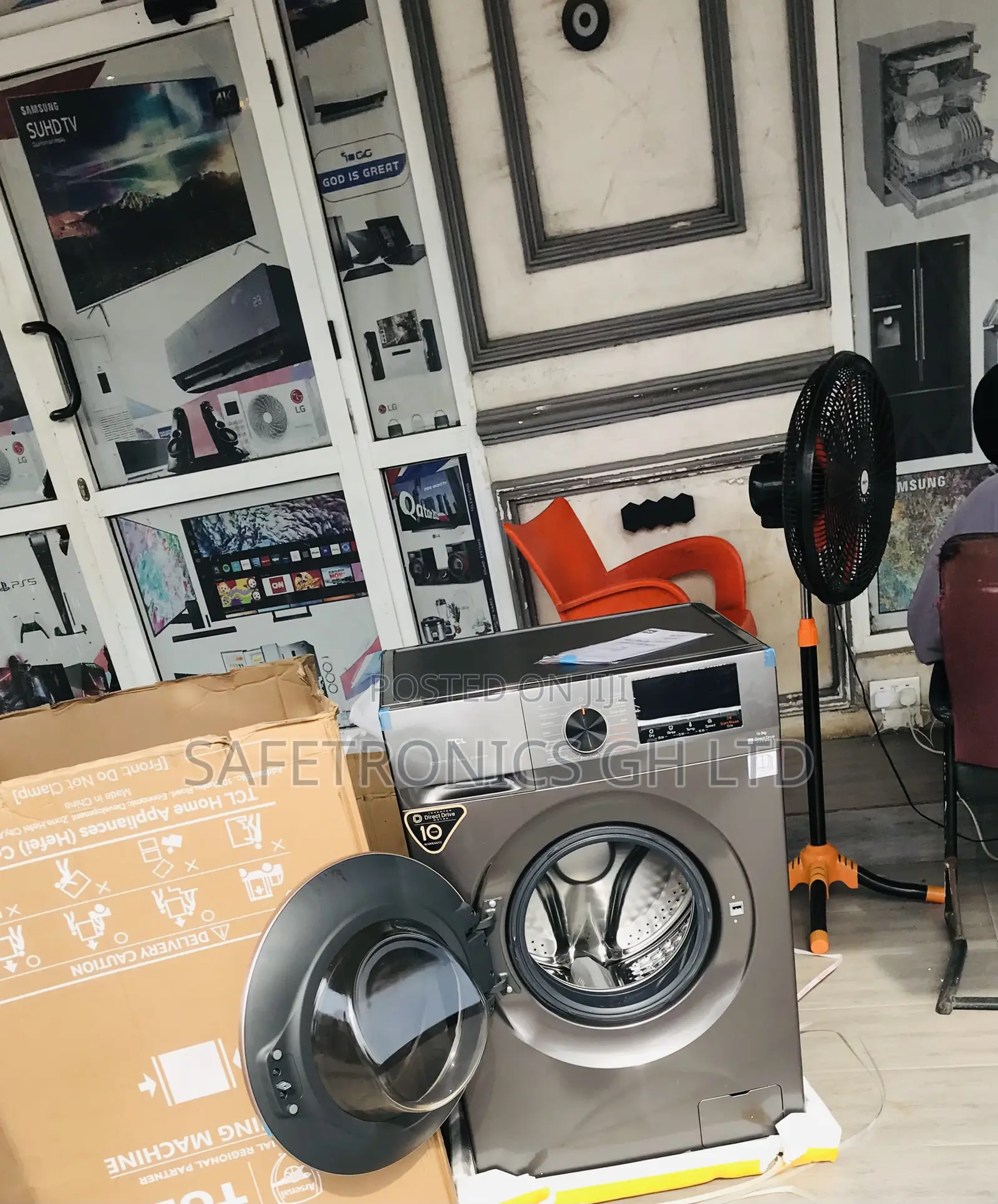 Fast Quality TCL 11kg Front Load Grey Fullauto Washer