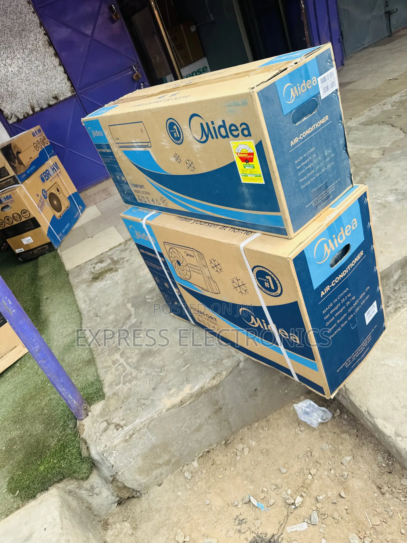 2.0hp Cleanable Filter Midea Split R410 Gas Ac