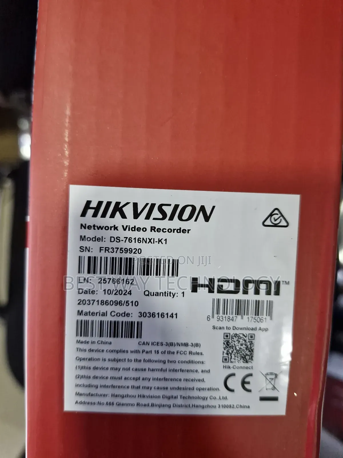 16ch NVR Non Poe