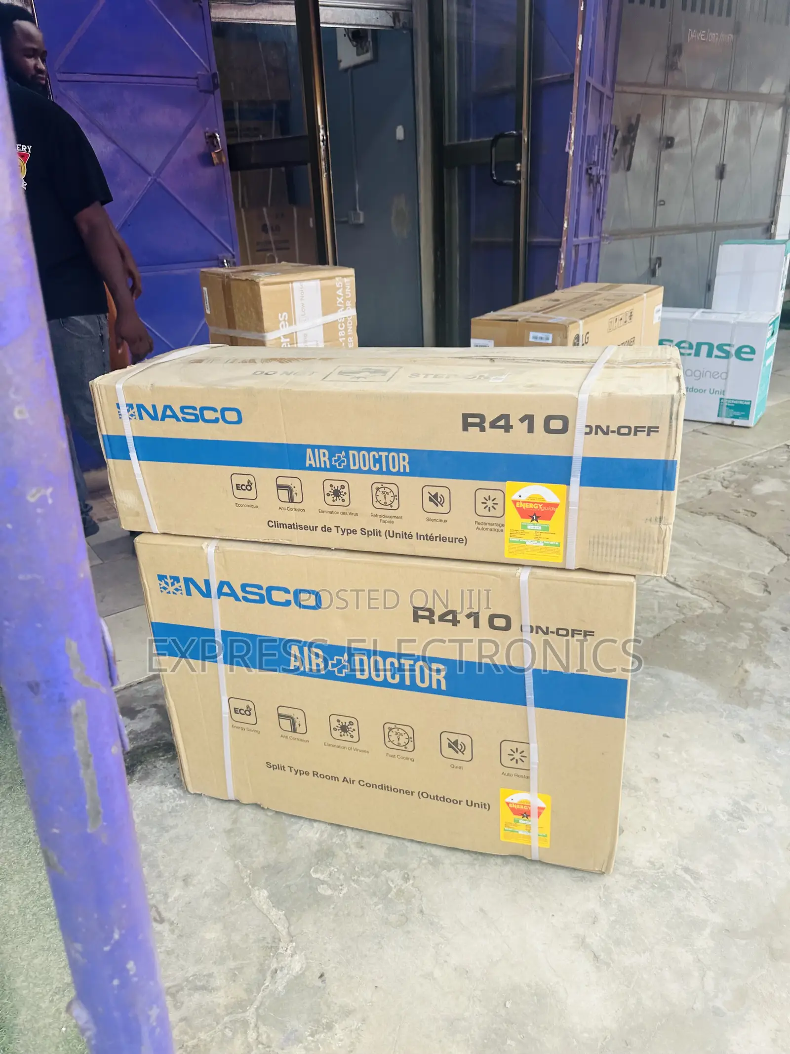 Eco Mode Function Split R410 Gas Nasco Air Doctor 12.0jp