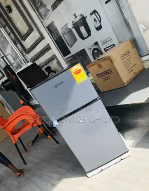 Perfect Dark Grey Pearl Doubledoor Top Freezer 90 Liters