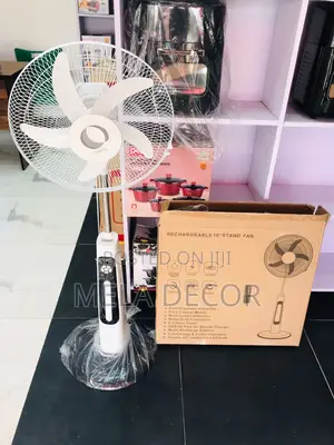 Rechargeable Standing Fan (Solar )