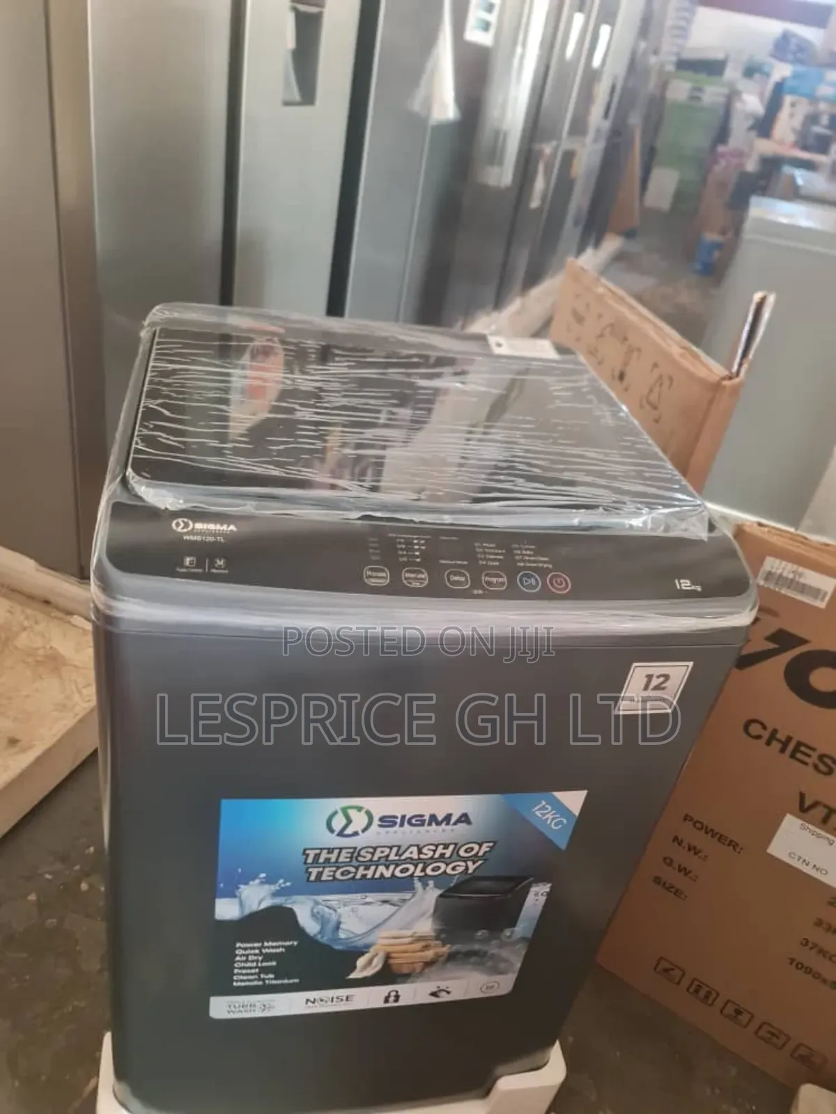 Sigma 12kg Top Load Washer: Built to Last