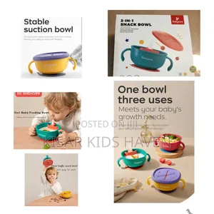 3 in 1 Stable Suction Feeding Bowl 6 Months to 3 Years