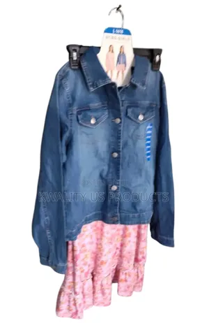BCBG Girls Denim Dress Set