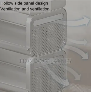 5-Tier Multipurpose Metal Rolling Cart
