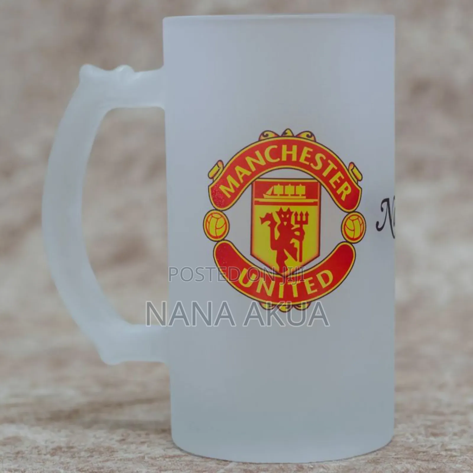 Customised Frosted Beer Glass as Souvenir