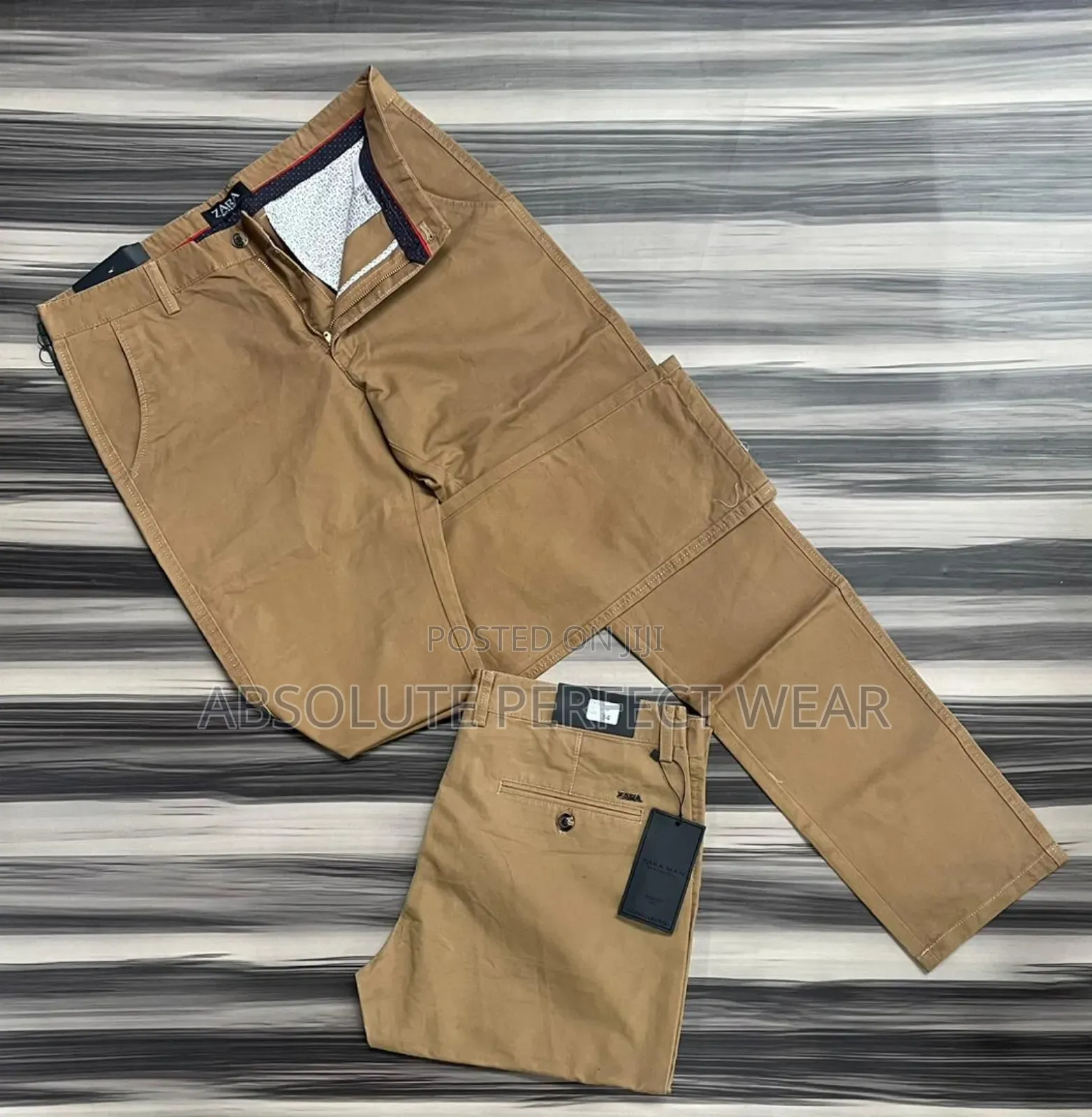 Correct Zara Khaki Trousers for Men