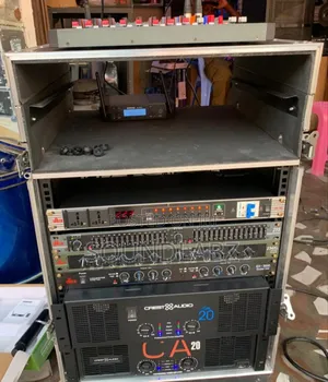 Full Set of Loaded Amplifier Rack for All Speaker Setup