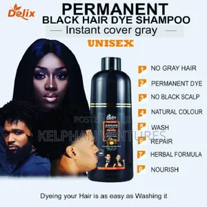 Argan Black Hairdye Shampoo Grey Hair Solution