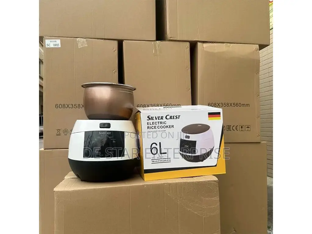 6l Affordable Silver Crest Rice Cooker for Household