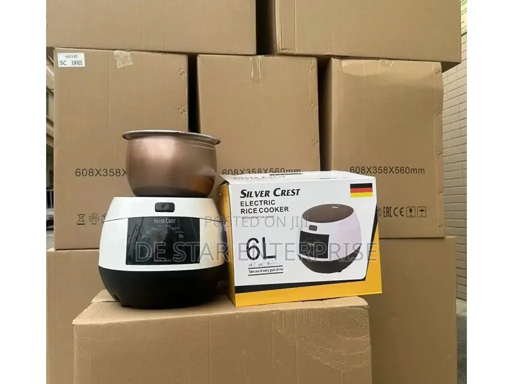 6l Electric Multipurpose Silver Crest Rice Cooker