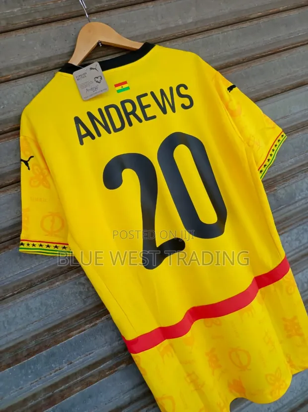 Ghana Black Stars 2025 Away Jersey in Accra Metropolitan