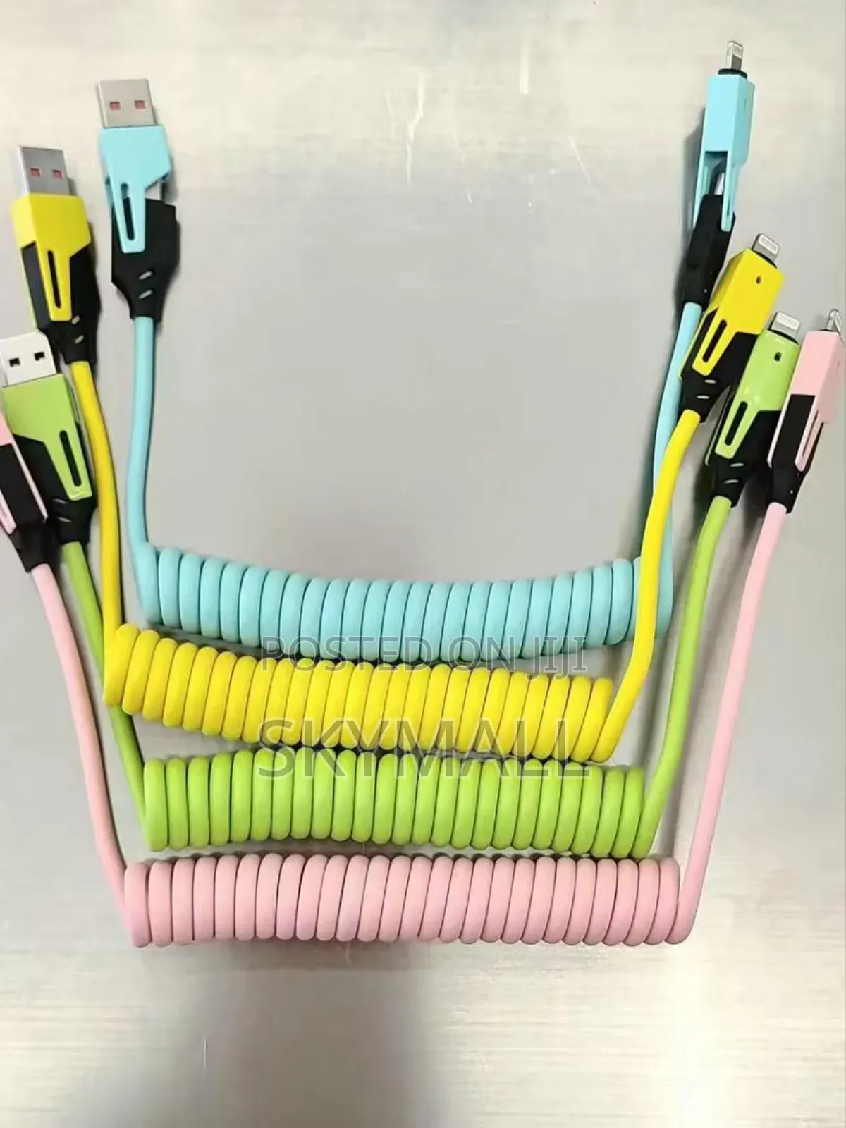 Car Spring Usb Charging Cable