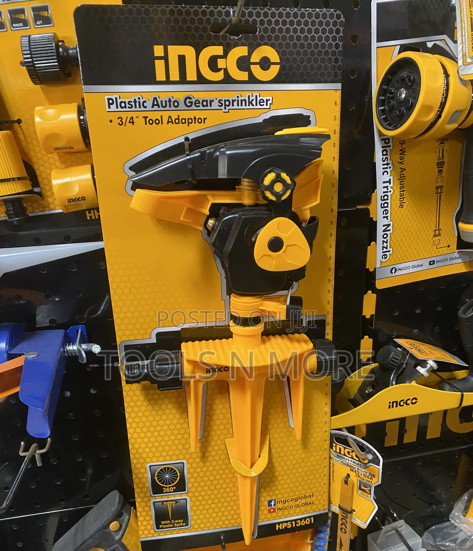 Ingco Plastic Auto Gear Sprinkler