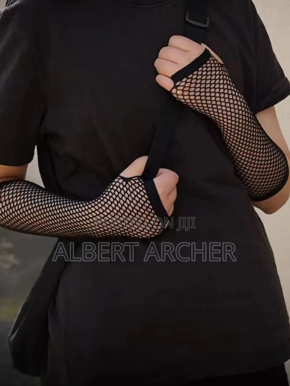 Fishnet Fingerless Gloves